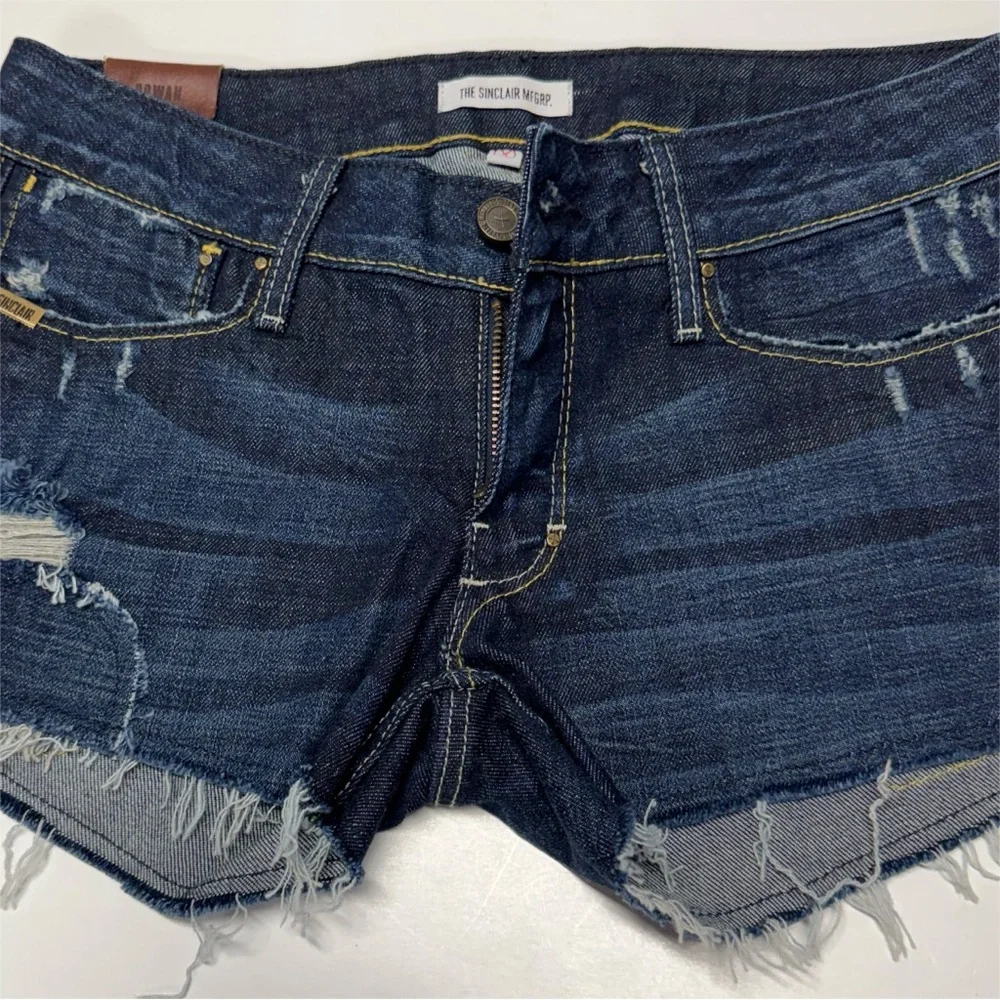 Sinclair | Wiley Cutoff Shorts - Premium Denim - Darkwash - Chic -NWT